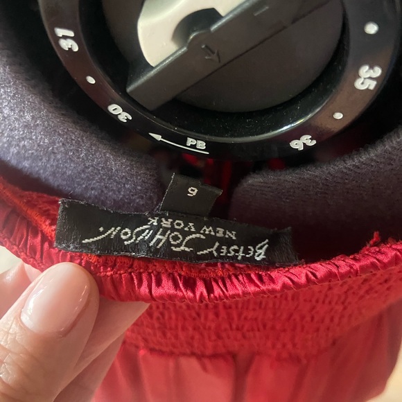 Betsey Johnson bergundy silk slip dress - Picture 4 of 5